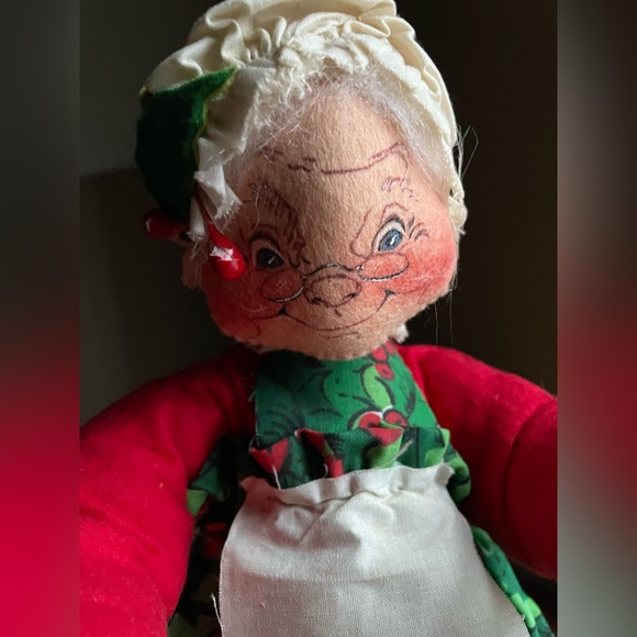 Annalee Mobilitee Dolls 1971 Mrs Claus 18" Posable Christmas Shelf Sitter USA - Picture 2 of 7